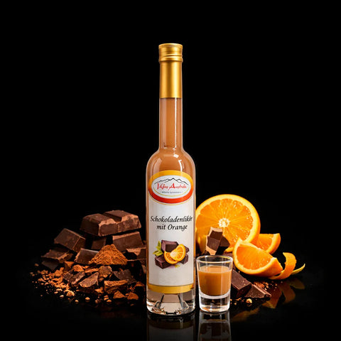 Schokoladen Likör mit Orange 100ml - VAJAS