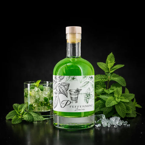 Pfefferminz Likör · Frisch & Belebend - VAJAS