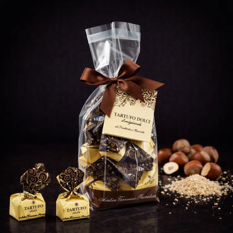 Tartufi Dolci Neri · Dunkle Haselnuss Trüffel - VAJAS