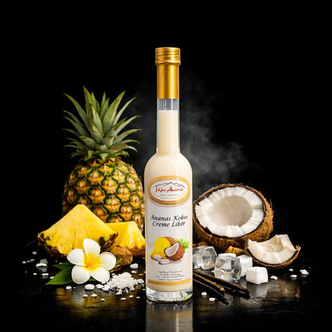 Ananas Kokos Sahne Likör 100ml - VAJAS