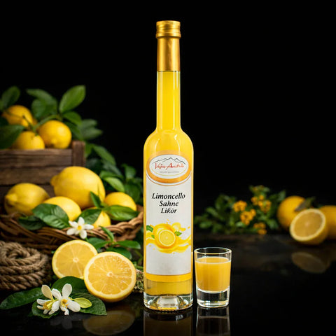 Limoncello Sahne Likör 100ml - VAJAS