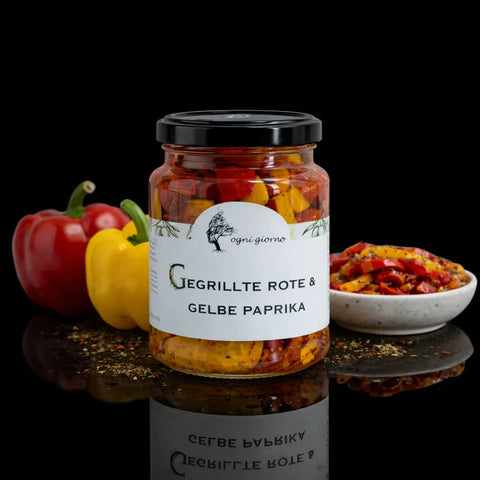 Rote & gelbe Paprika vom Grill - VAJAS