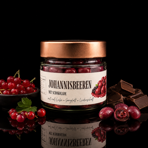 Johannisbeeren mit Schokolade