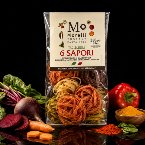 Tagliatelle 6 Sapori – Italienische Tagliatelle mit 6 Gemüsesorten