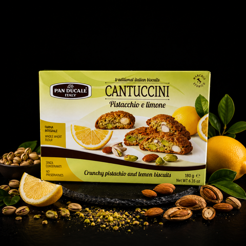 Cantuccini mit Pistazien & Limone · Fruchtig-nussiger Genuss