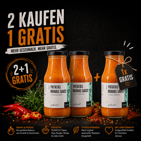 Patatas Bravas Sauce -2 + 1 GRATIS